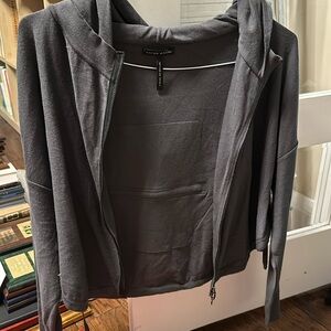 Sarah Pacini Size Small zip up grey